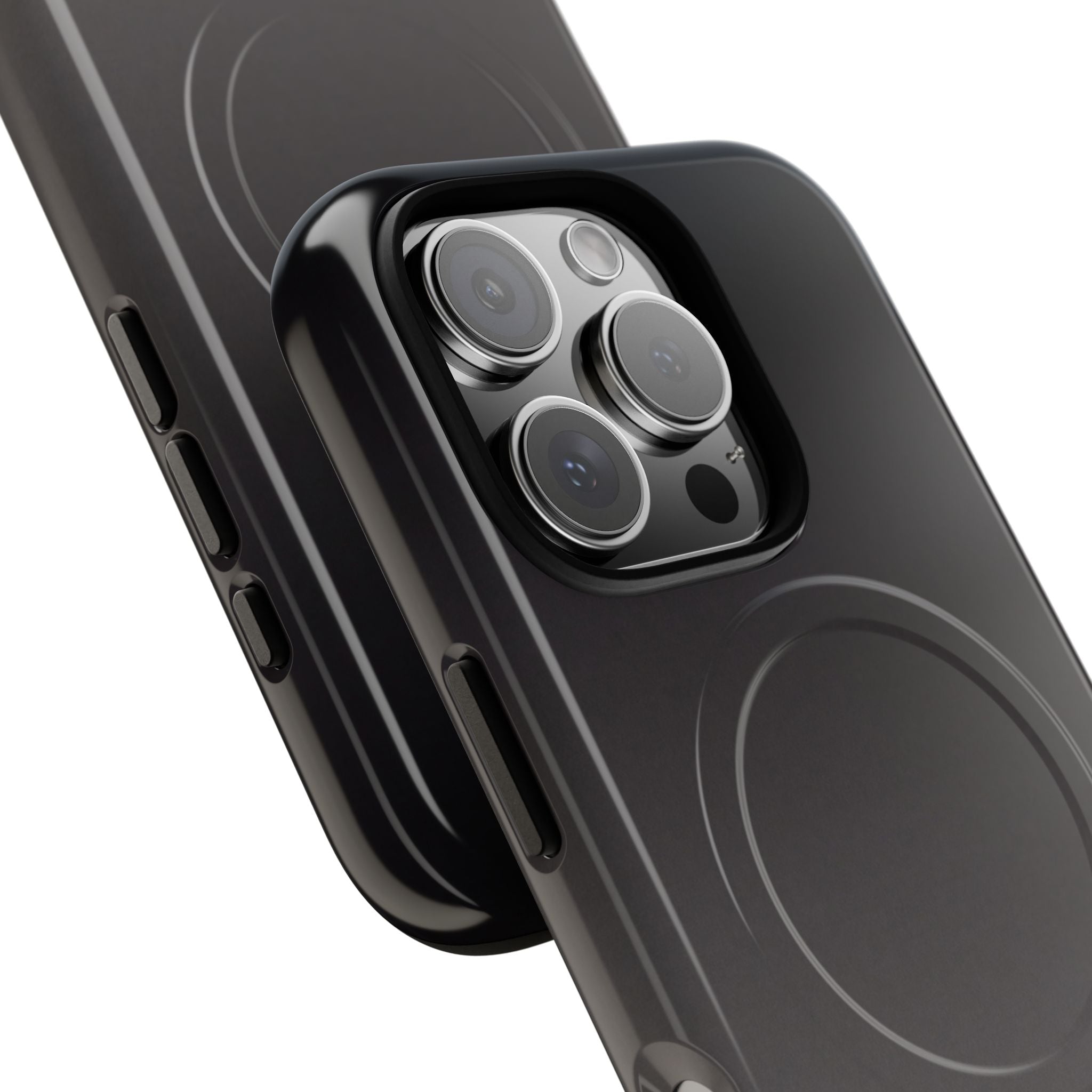 Grey Tough 2.0 Magsafe Phone Case for iPhone - Obsidian Ash Fade