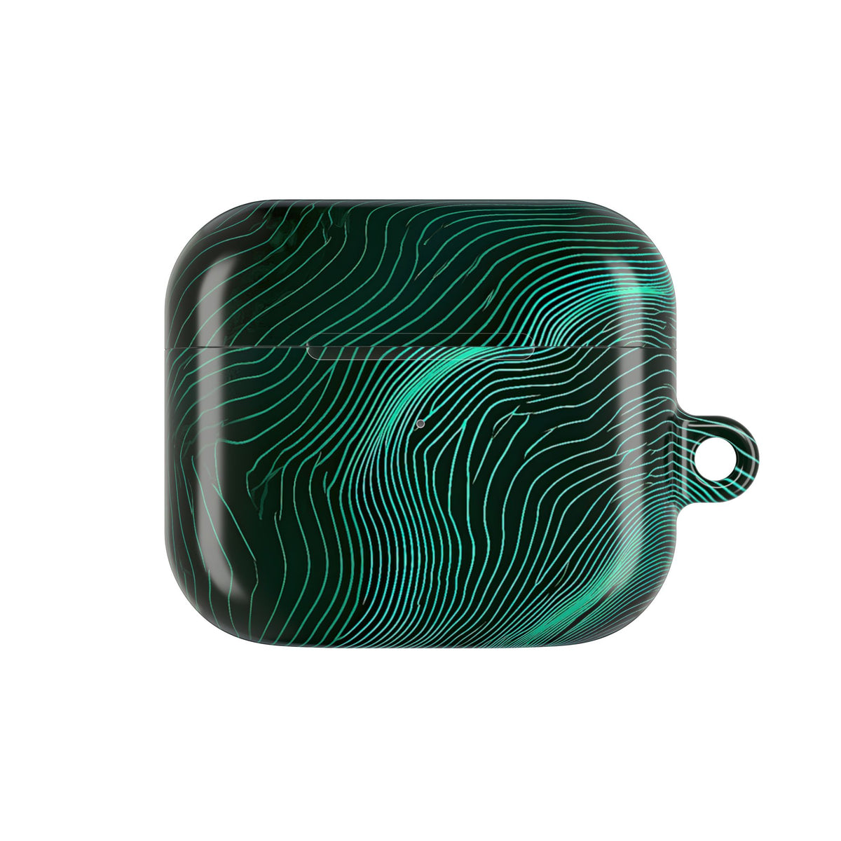 Emerald Topo Ridge · Hard Case for AirPods & AirPods Pro · Green