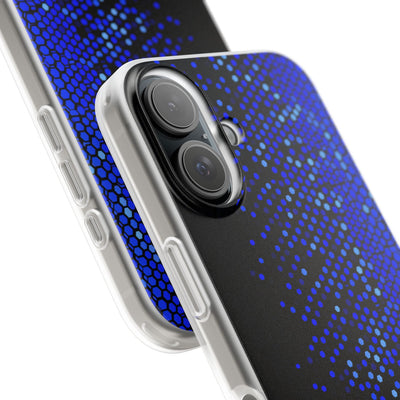 Cobalt Hex Dispersion · Lite Phone Case for iPhone ·  Blue