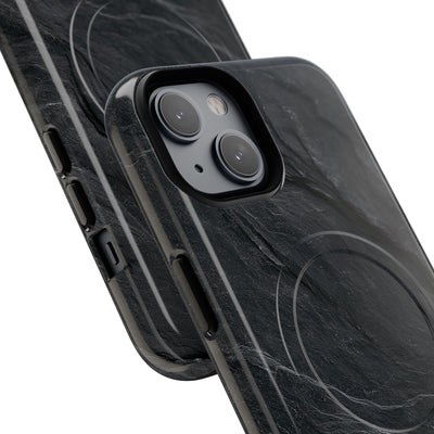 Black Tough 2.0 Magsafe Phone Case for iPhone - Midnight Slate Ridge