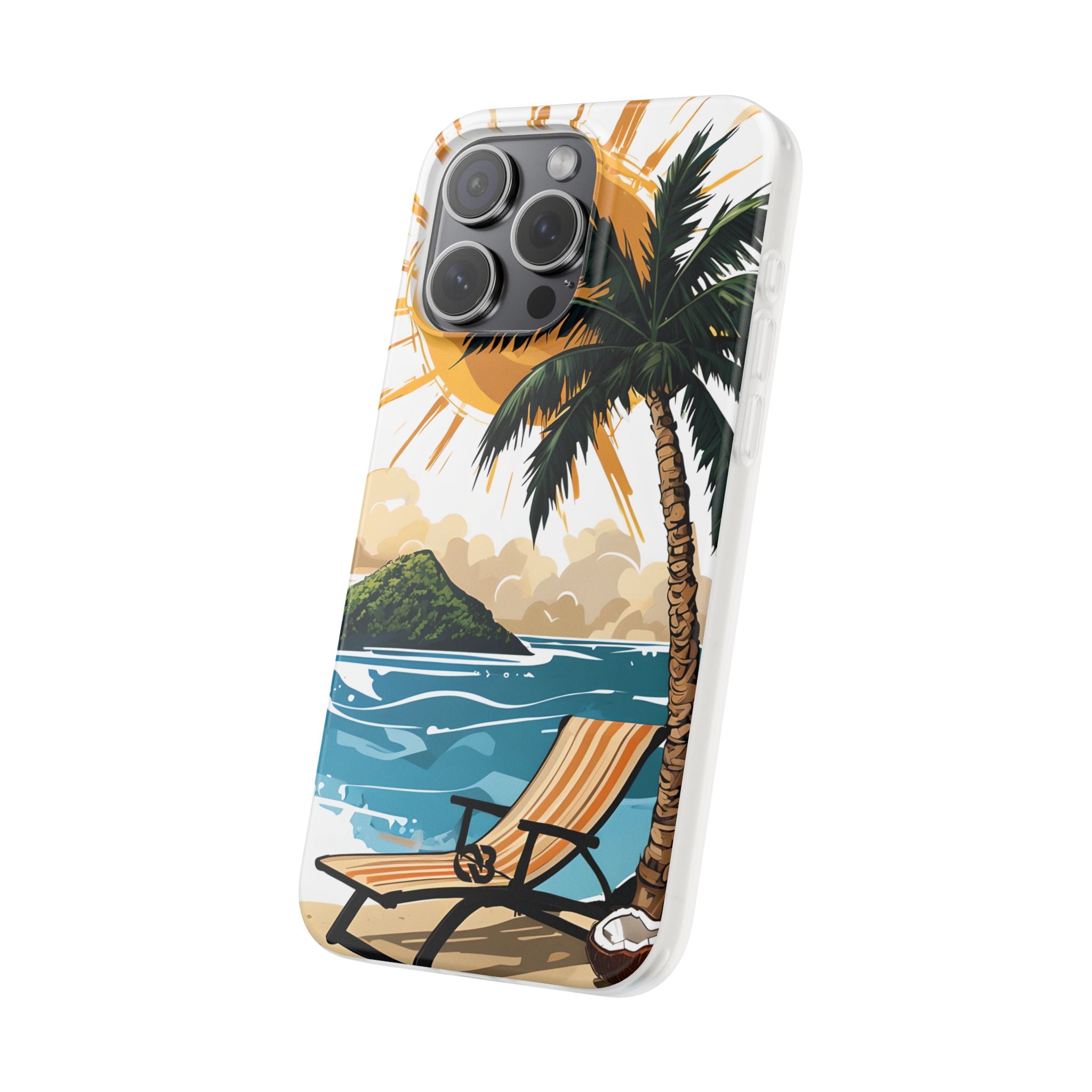 Radiant Coast Solitude · Soft Custodia per iPhone