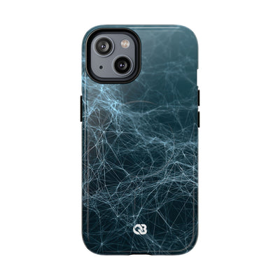 Teal Tough 2.0 Magsafe Phone Case for iPhone - Arctic Neural Mesh