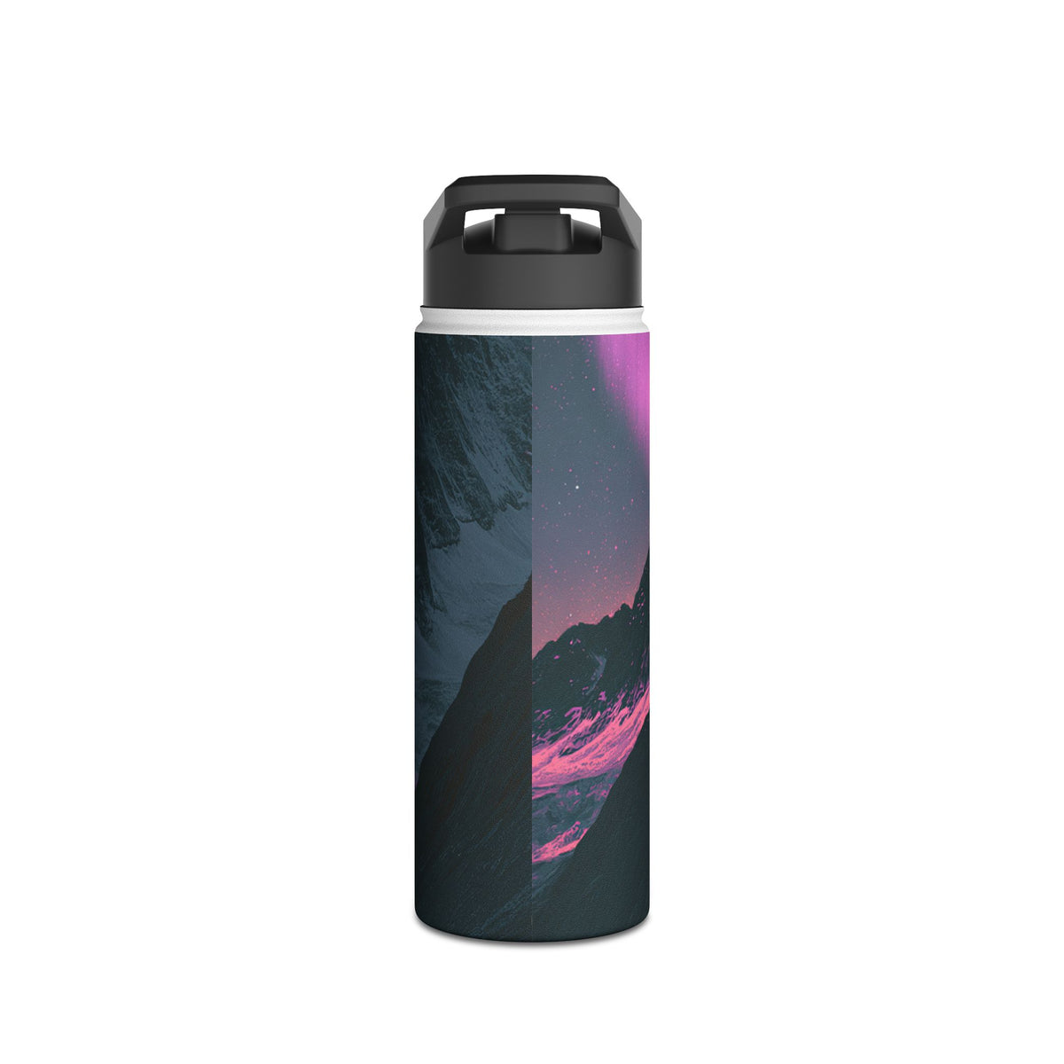 Arctic Aurora Summit · Insulated Water Bottle · Black