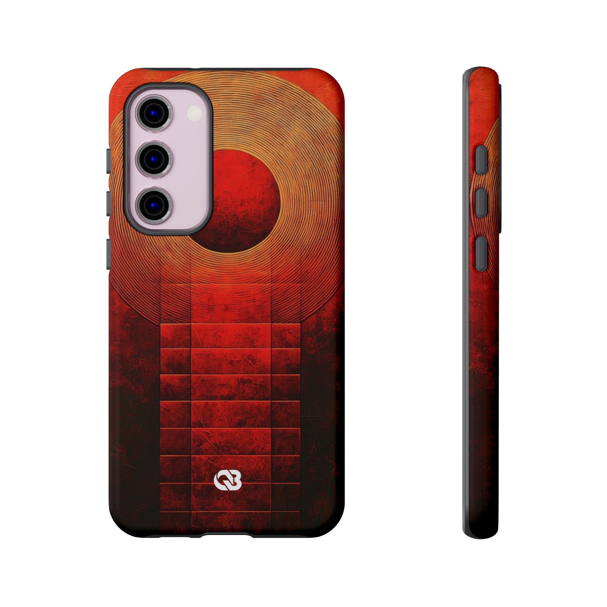 Crimson Solar Halo · Tough Phone Cover for Samsung