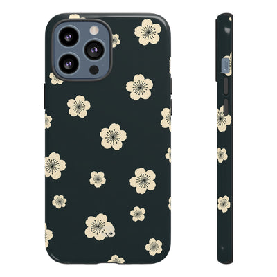 Midnight Sakura Bloom · Tough Phone Case for iPhone · Black