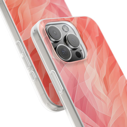 Peach Wave Drift iPhone 16 Pro Max Case - Soft