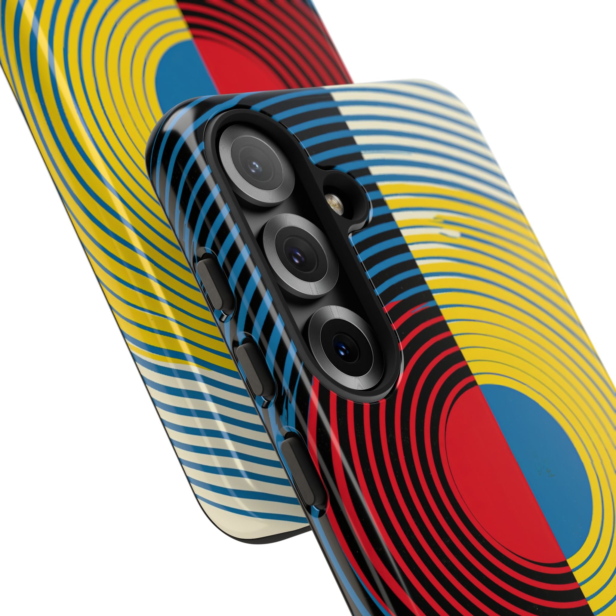 Blue Tough Phone Case for Samsung - Primary Circuit Orbit