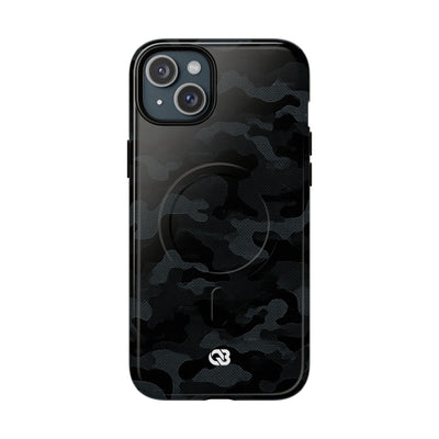 Blackout Urban Camo · Tough 2.0 Magnetic Phone Case for iPhone · Black