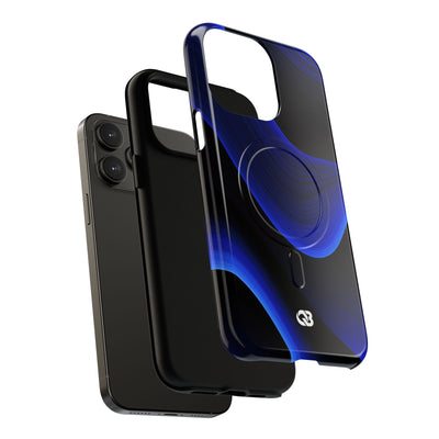Blue Tough 2.0 Magsafe Phone Case for iPhone - Electric Cobalt Flow