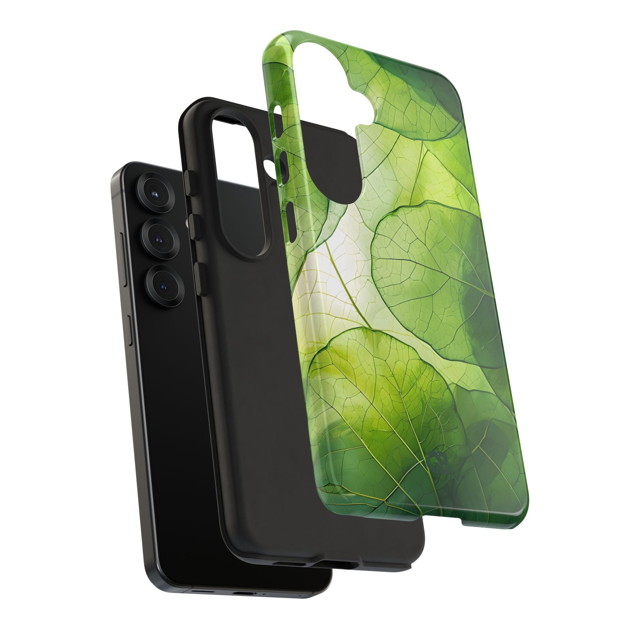 Emerald Leaf Veins · Tough Phone Case for Samsung