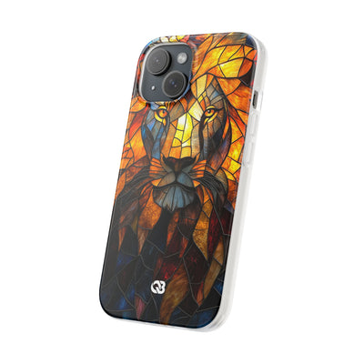 Amber Glass Lion · Soft Phone Case for iPhone