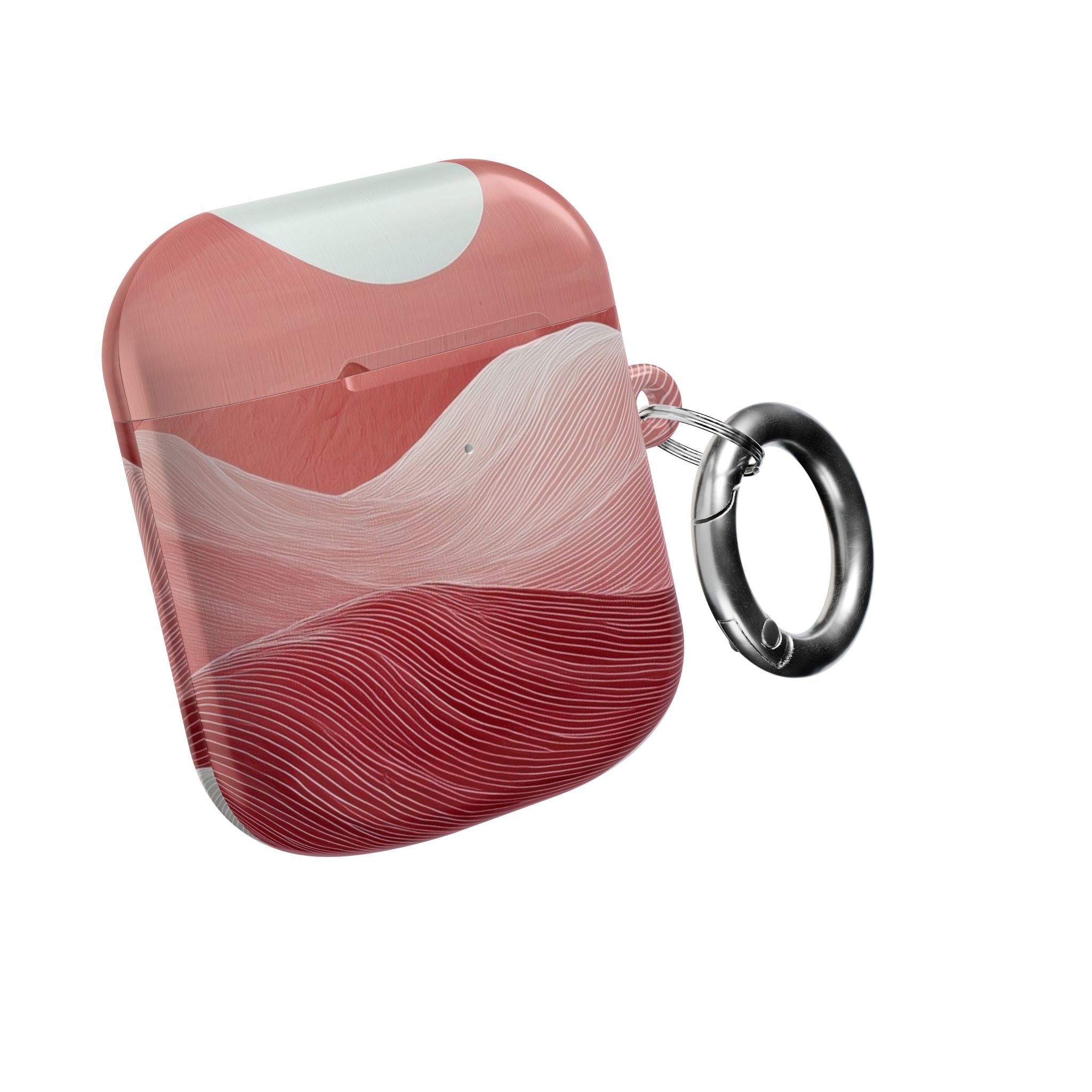 White Orb Dunes - AirPods Case