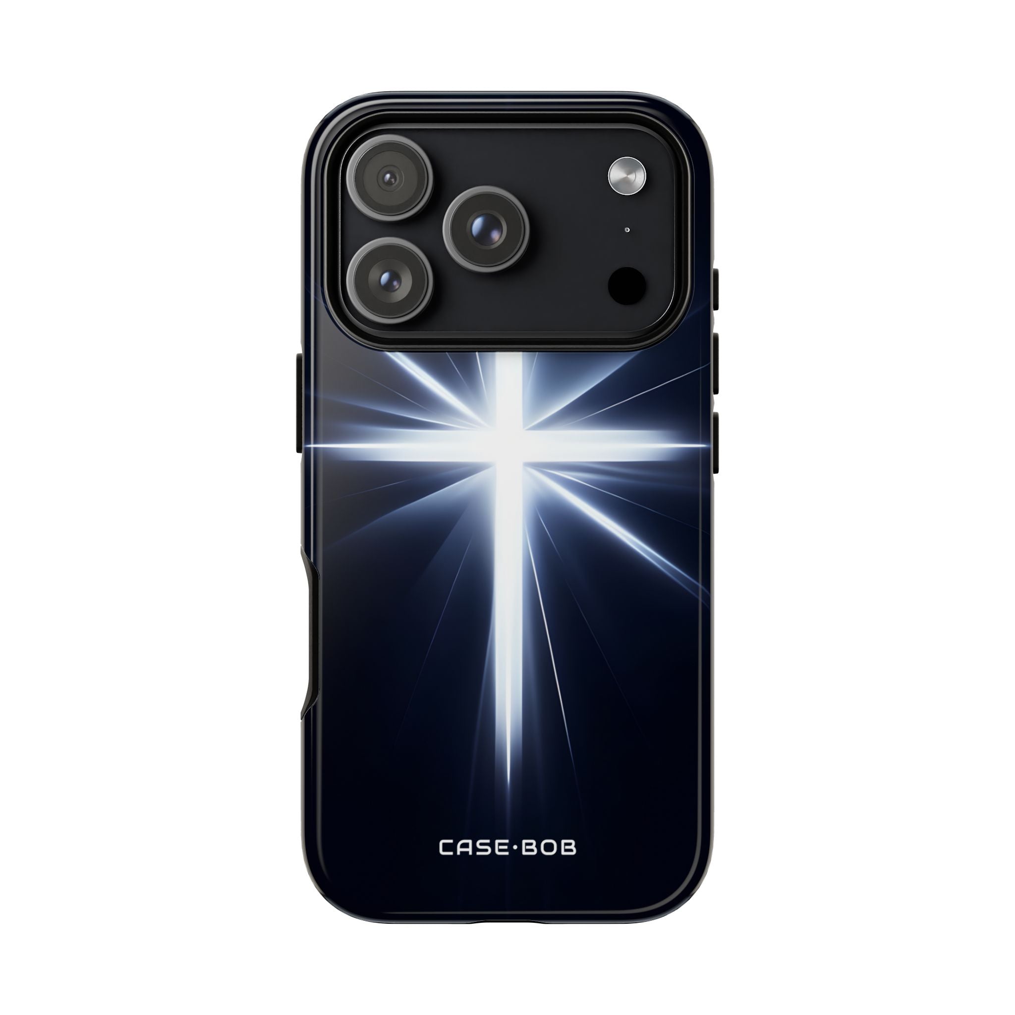 Glowing Crossburst iPhone 17 Pro Case - Tough - CASE•BOB