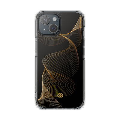 Gold Impact MagSafe Phone Case for iPhone - Burnished Bronze Helix