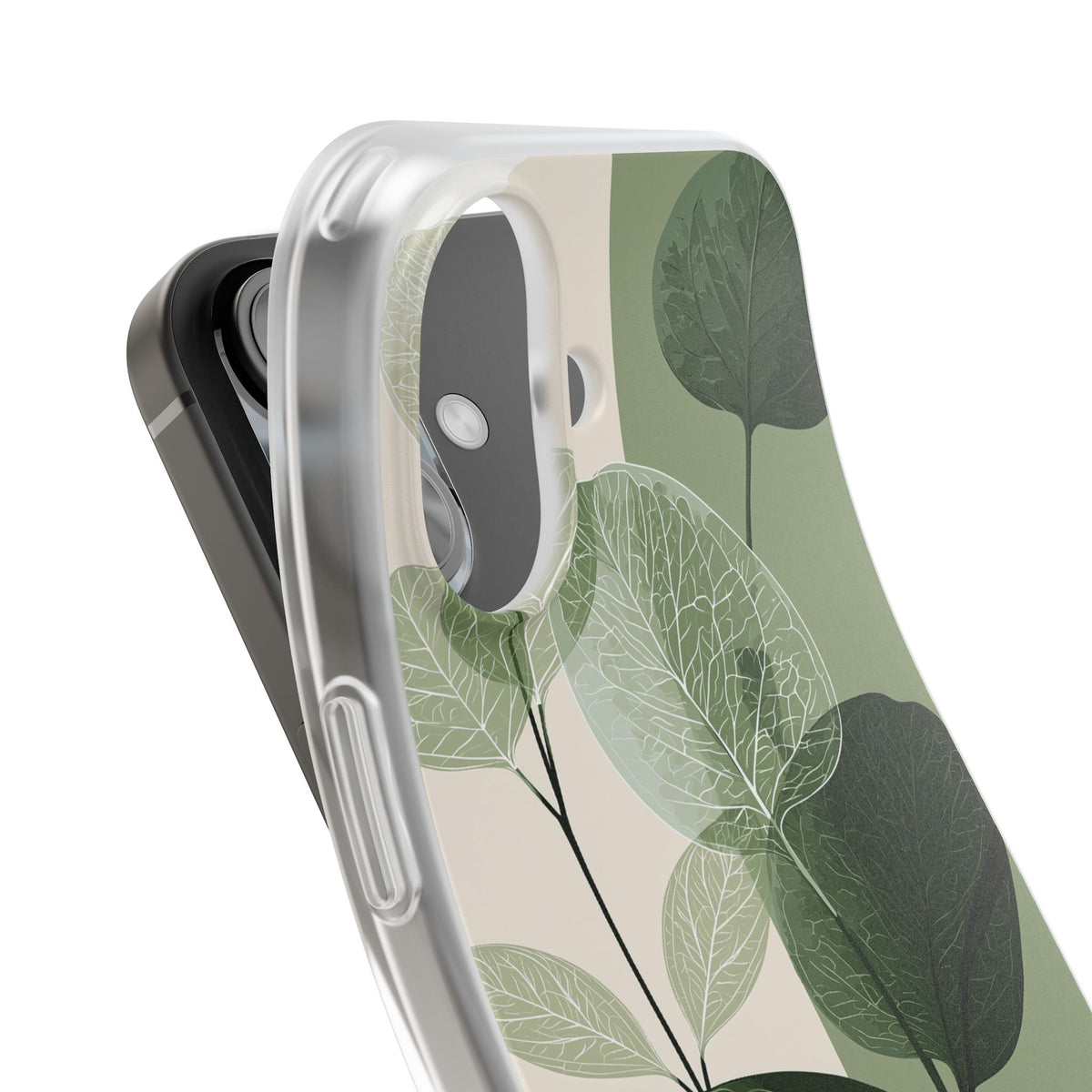 Layered Eucalyptus Study · Lite Phone Case for iPhone ·  Green