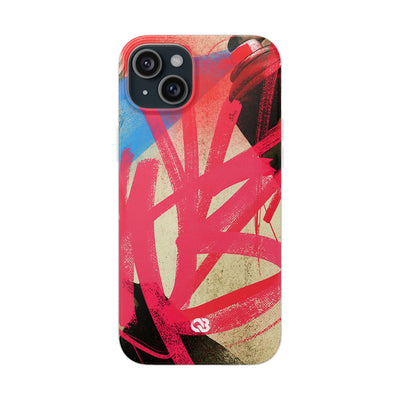 Neon Spray Tag · Lite Phone Case for iPhone ·  Pink