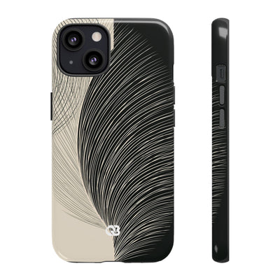 Minimal Frond Study · Tough Phone Case for iPhone · Black