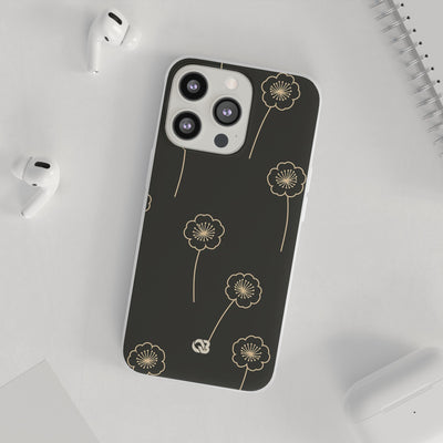 Nocturne Bloom Contours · Lite Phone Case for iPhone ·  Black