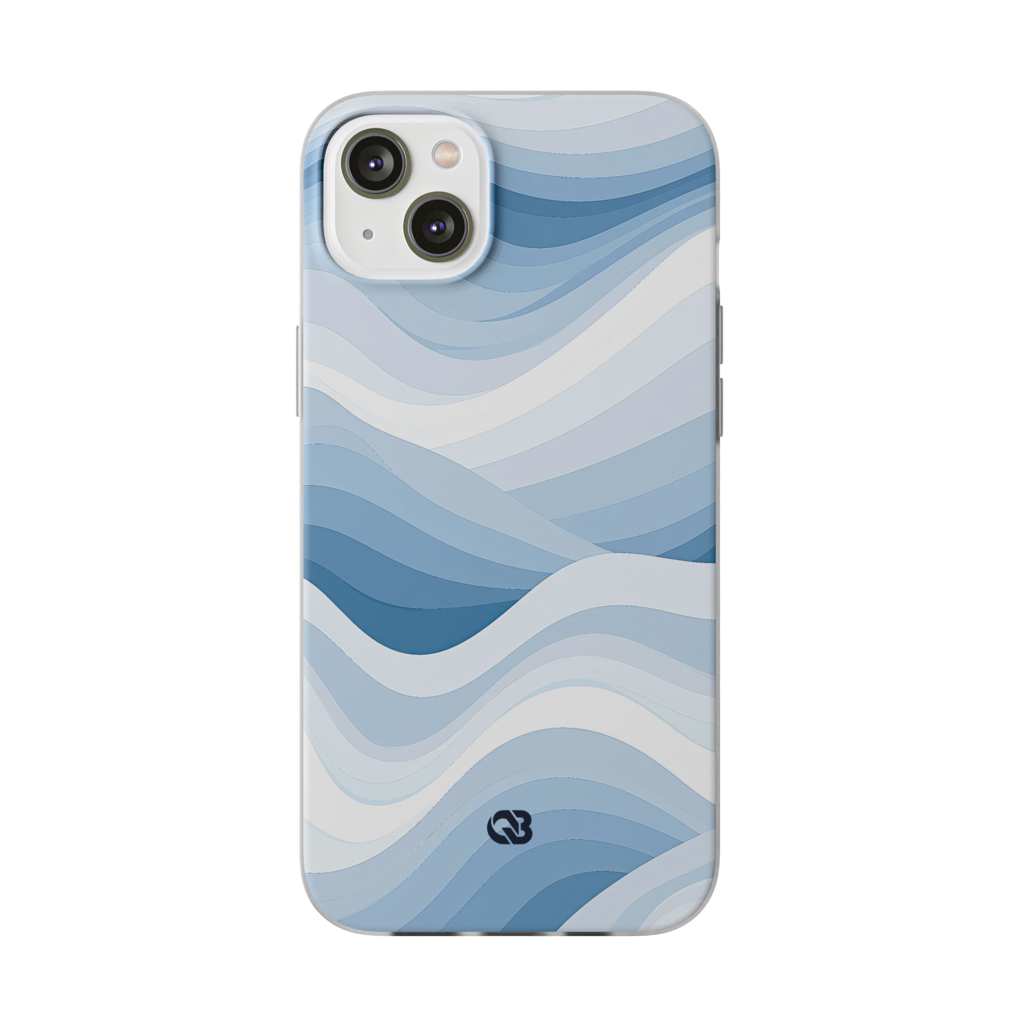 Blue Lite Phone Case for iPhone - Glacial Indigo Flow