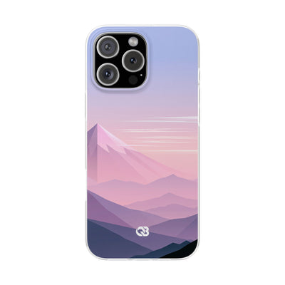 Purple Lite Phone Case for iPhone - Lavender Alpine Dawn