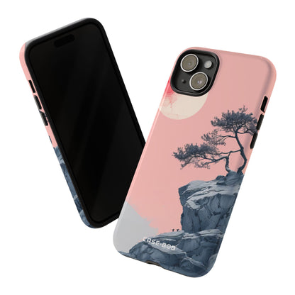 Crimson Moon Tree iPhone 15 Plus Case - Tough
