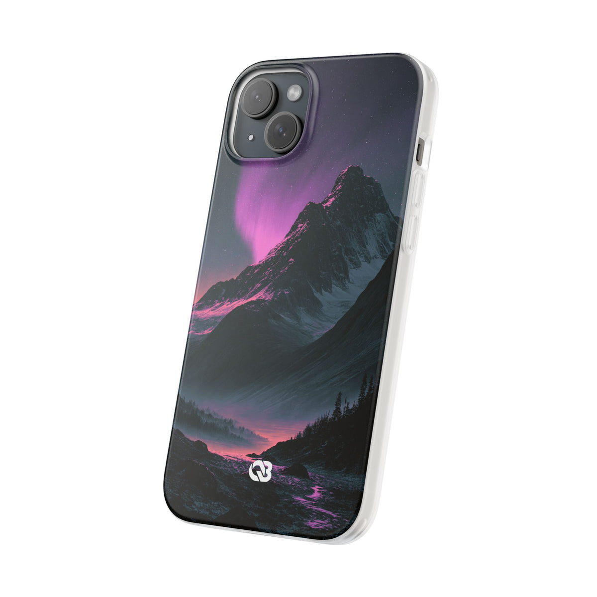 Arctic Aurora Summit · Lite Phone Case for iPhone ·  Black