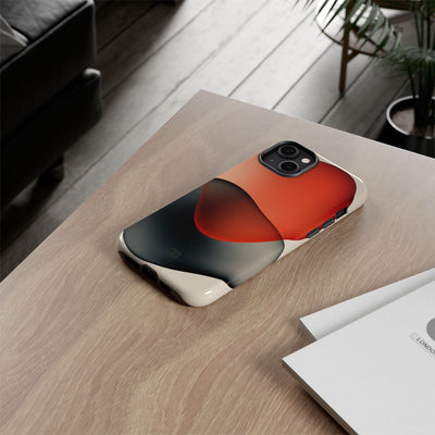 Translucent Crimson Form · Tough Phone Case for iPhone · Red