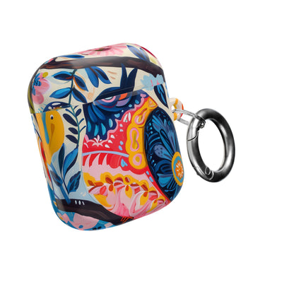 Ornate Owl Bloom - AirPods Case