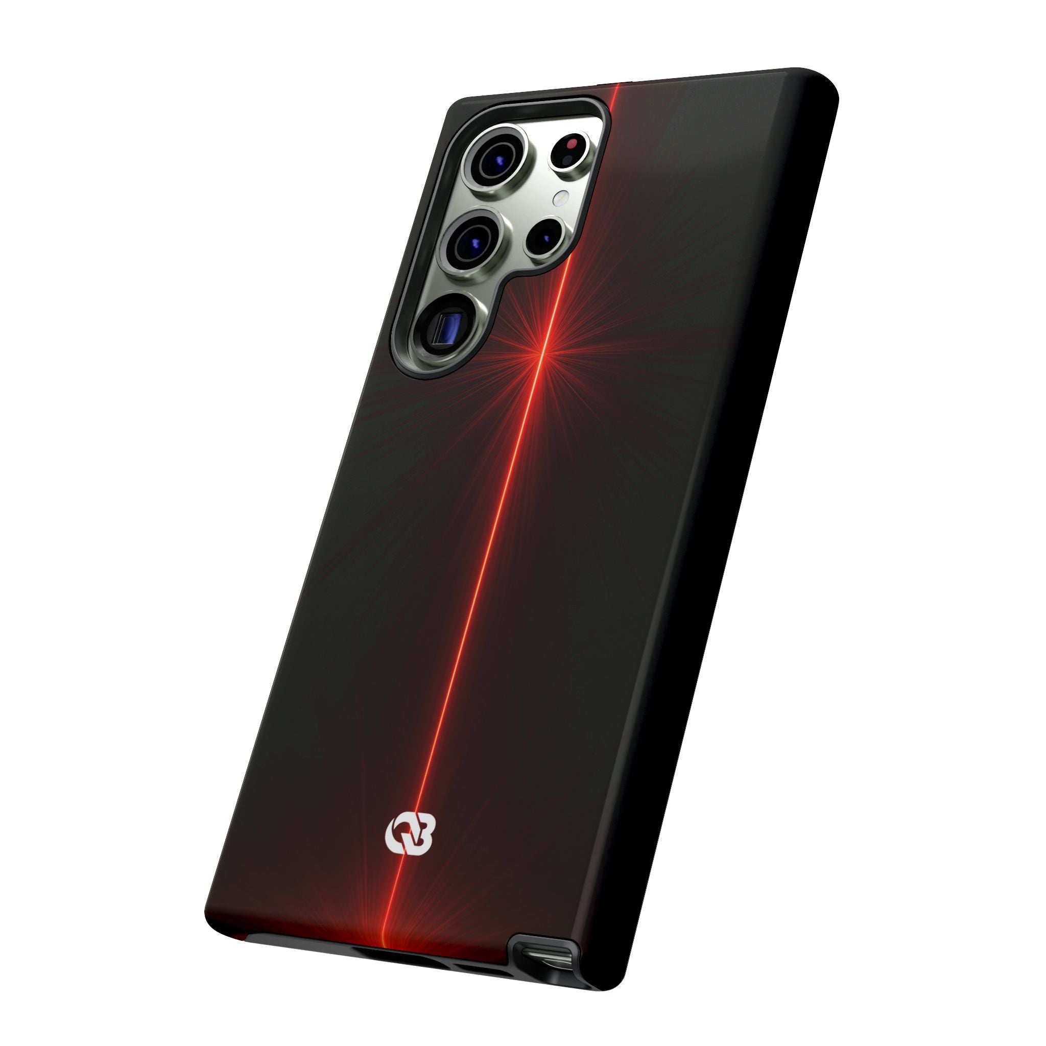 Red Tough Phone Case for Samsung - Crimson Flare Vector