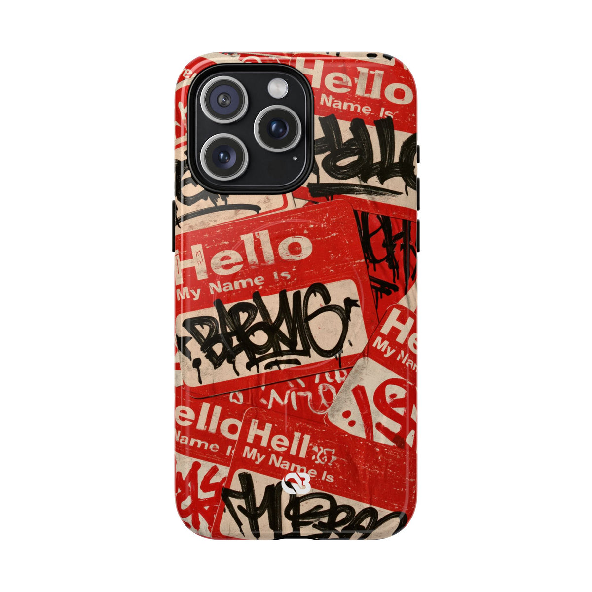 Slap Tag Collage · Tough 2.0 Magnetic Phone Case for iPhone · Red