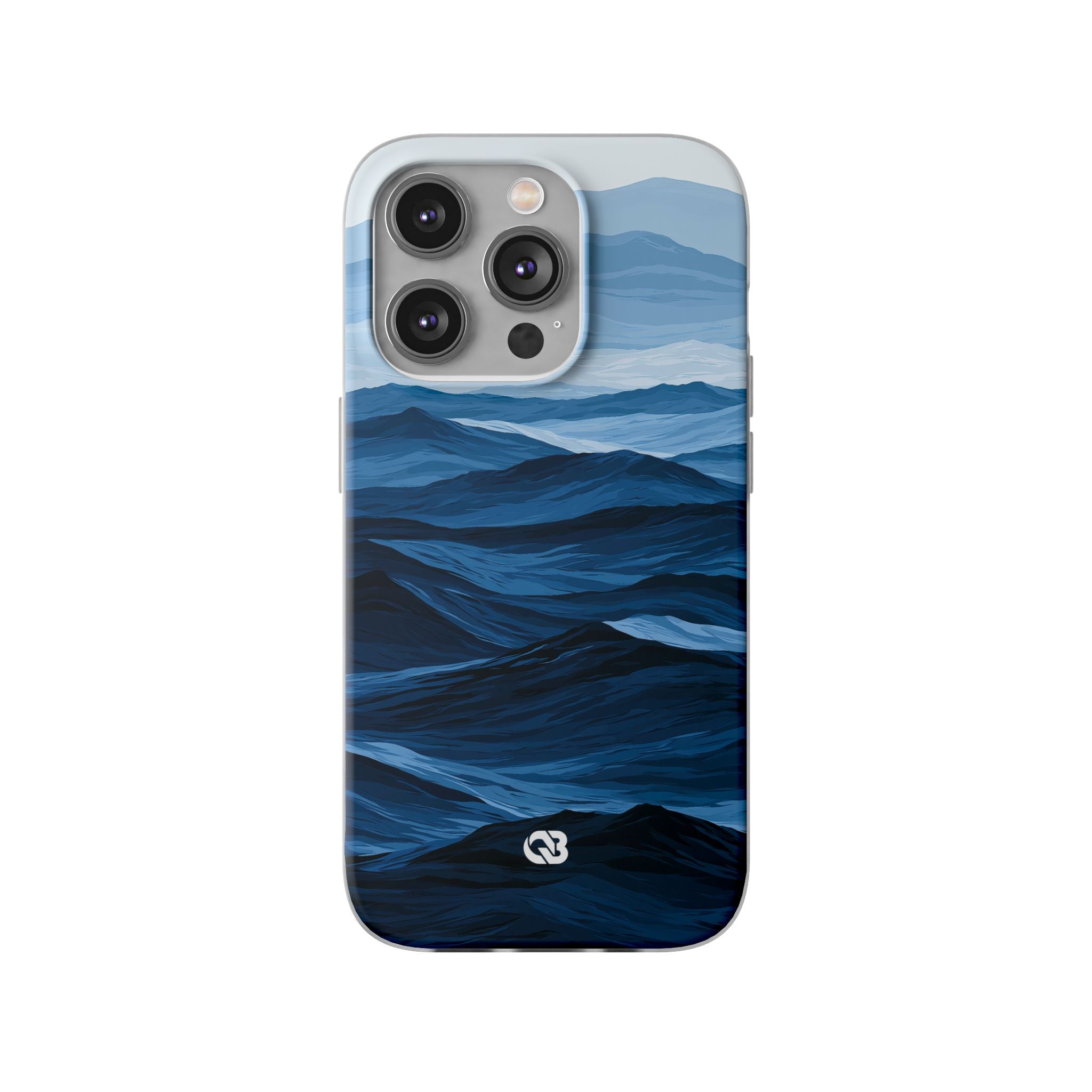 Blue Lite Phone Case for iPhone - Cobalt Ridge Tides
