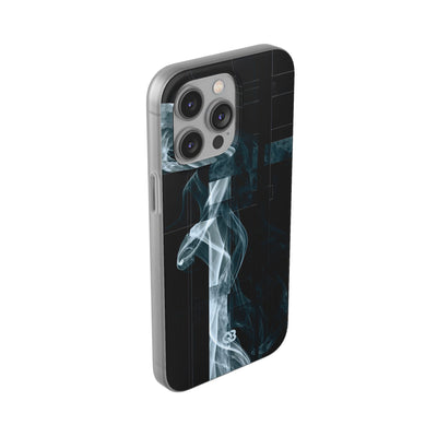 Black Lite Phone Case for iPhone - Arctic Vapor Grid
