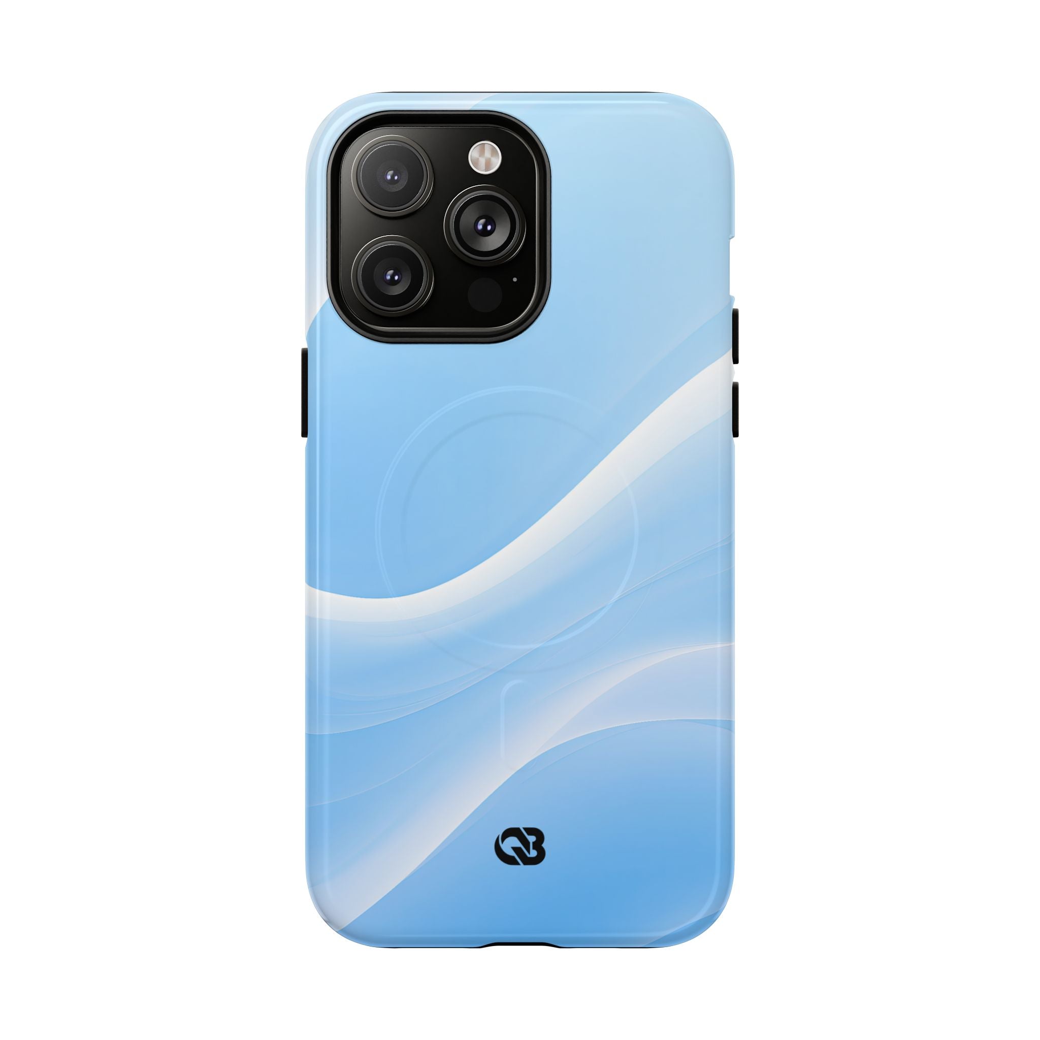 Blue Tough 2.0 Magsafe Phone Case for iPhone - Glacial Blue Silk