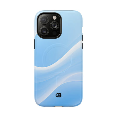 Blue Tough 2.0 Magsafe Phone Case for iPhone - Glacial Blue Silk