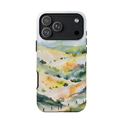 Verdant Mist Valleys · Tough Phone Case for iPhone