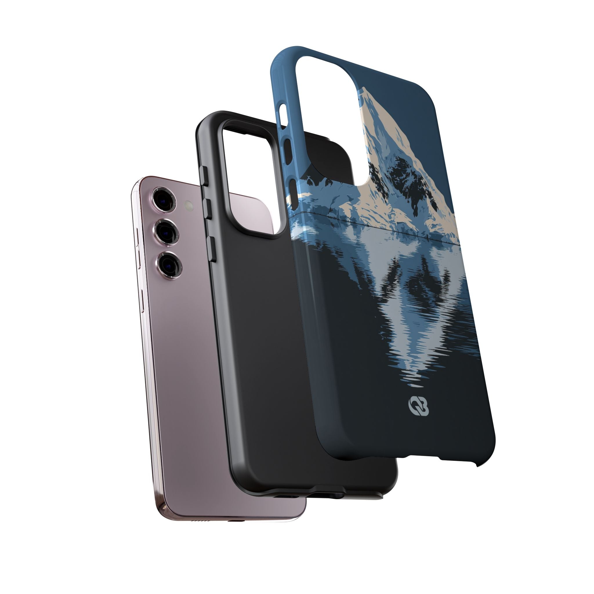 Blue Tough Phone Case for Samsung - Arctic Summit Mirror