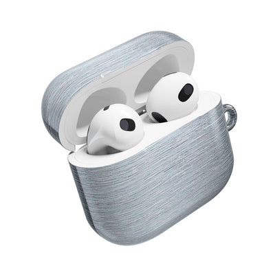 Brushed Aluminum · Hard Case for AirPods & AirPods Pro · Silver