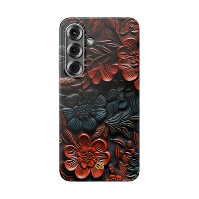 Carved Earth Bloom · Soft Phone Case for Samsung
