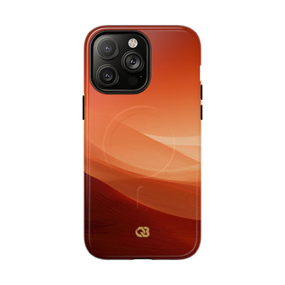 Orange Tough 2.0 Magsafe Phone Case for iPhone - Crimson Dune Gradient