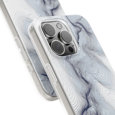 Nordic Ridge Contour · Lite Phone Case for iPhone ·  White
