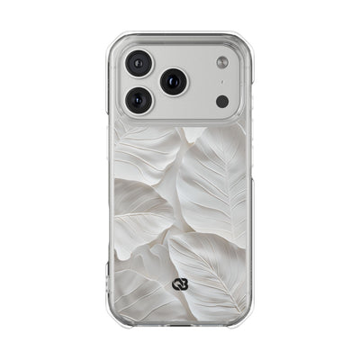 Sculpted Ivory Leaves · Impact Phone Case for iPhone · Magsafe