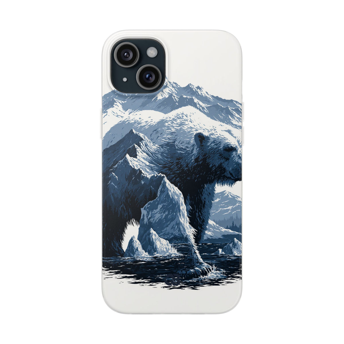Fjord Summit Bear · Lite Phone Case for iPhone ·  Blue