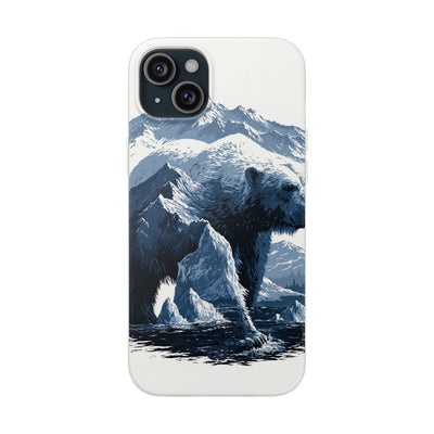 Fjord Summit Bear · Lite Phone Case for iPhone ·  Blue