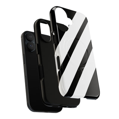 Obsidian White Bars · Tough+ Phone Case for iPhone · Magsafe