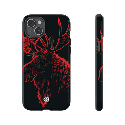Nordic Elk · Tough Phone Case for iPhone · Black