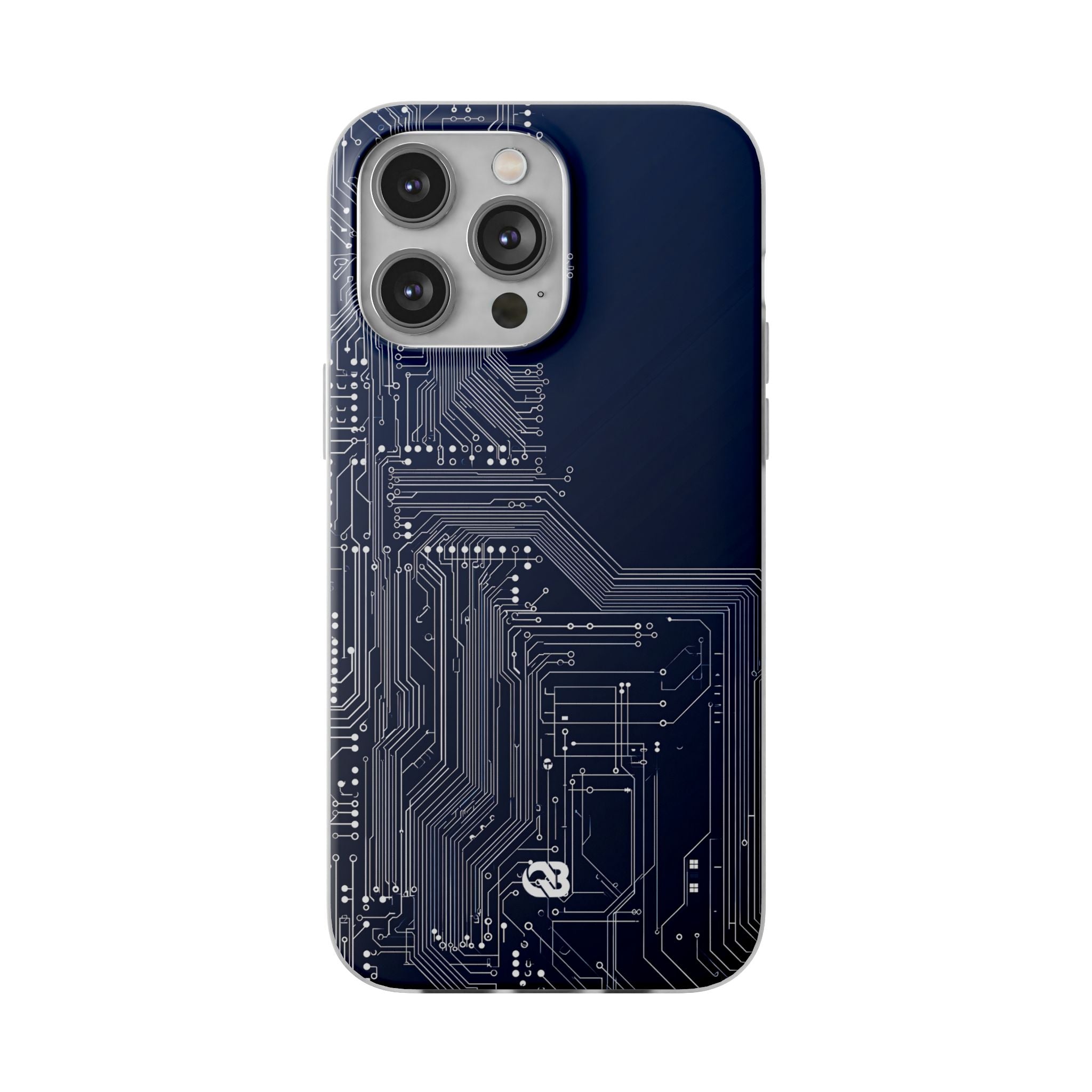 Blue Lite Phone Case for iPhone - Cobalt Data Stream