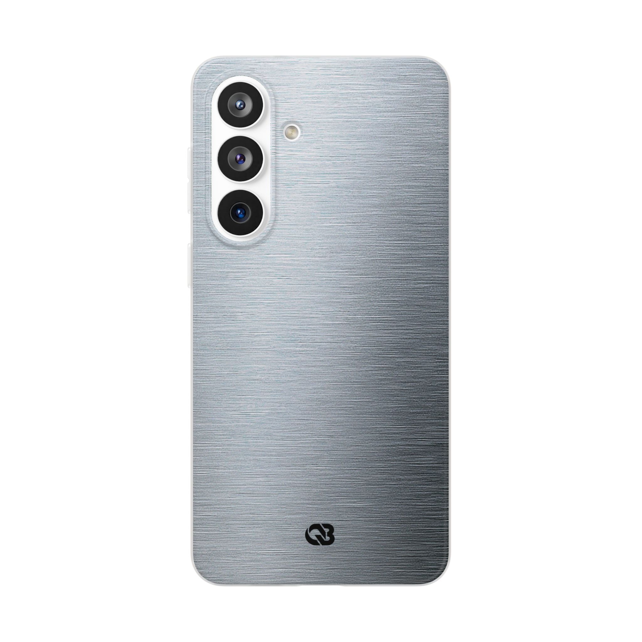 Silver Lite Phone Case for Samsung - Satin Chrome Grain