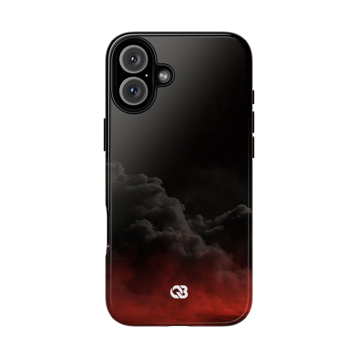 Crimson Fog Void · Tough Phone Case for iPhone · Black