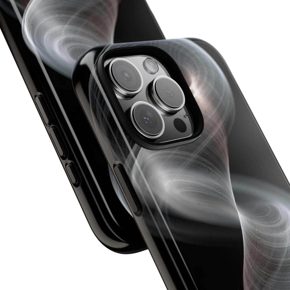 Luminous Vortex · Tough Phone Case for iPhone · Black