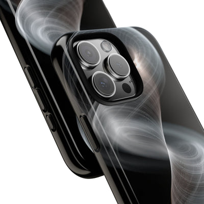 Luminous Vortex · Tough Phone Case for iPhone · Black